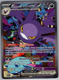 Team Rocket's Crobat ex 234/182 SIR SV10: Destined Rivals - Pokemon Card - NM - Image 1