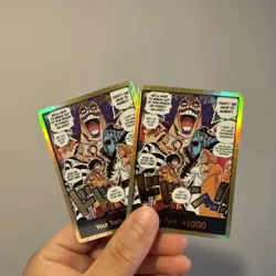 x 2 Gold Don!! OP16 The Time Of Battle One Piece TCG English Near Mint - Image 1