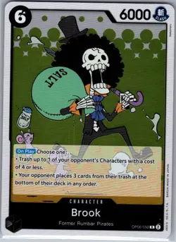 Brook OP06-092 English Wings of the Captain - One Piece Card - NM - Image 1