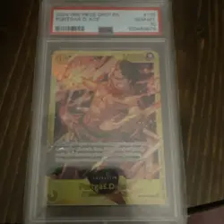 Bandai One Piece CCG 2024 Portgas D Ace OP07-119 Secret Rare Foil PSA 10 - Image 3