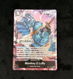 One Piece TCG - Monkey.D.Luffy OP07-091 Offline Regional Stamped Promo 2024 EN - Image 1