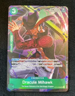 Dracule Mihawk (Illustration Box Vol.4) ST12-003 One Piece Promotion Cards Foil - Image 1