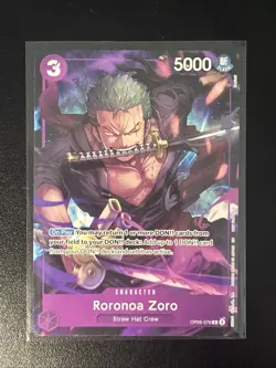 Roronoa Zoro OP09-076 Alt Art Promo - One Piece TCG Welcome Pack Vol. 2 D - Image 1
