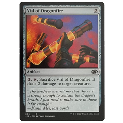 x1 Vial of Dragonfire J22 MTG M/NM Common Colorless Artifact Jumpstart 2022 TCG - Image 1