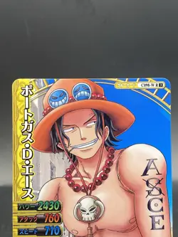 Portgas D. Ace One Piece Berry Match Double Japanese Holo Rare C098-W - Image 2