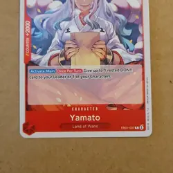 One Piece Yamato (EB01-007/101) EB01 Memorial Collection NM TCG CCG - Image 3