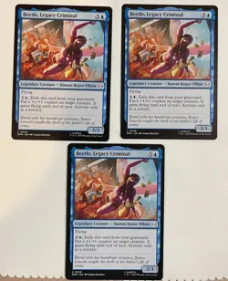 x3 MTG, Beetle, Legacy Criminal 26 Marvel's Spider-Man Regular - Image 1