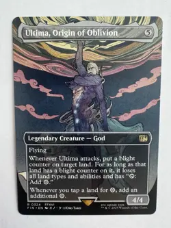 MTG- Ultima, Origin of Oblivion (Borderless) R FINAL FANTASY (R 324) Regular NM - Image 1