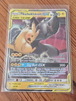 Pokemon TCG | Pikachu & Zekrom GX | 33/181 | Sun & Moon Team Up - Image 1