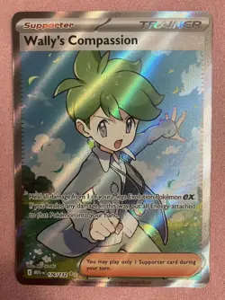 Wally's Compassion 176/132 - Mega Evolution - Pokemon Card NM - Image 1