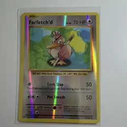 Pokemon TCG Farfetch'd 68/108 XY Holo Rare EN 2016 70HP Basic Ken Sugimori - Image 1