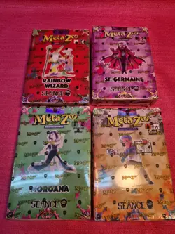 MetaZoo Seance Theme Deck Lot 4 Sealed Morgana Rainbow Wizard St Germai - Image 1