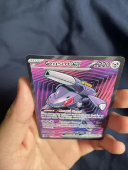 Pokemon TCG Genesect EX 161/086 Black Bolt Full Art Illustration Rare Card - Image 2