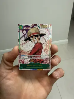 Monkey D Luffy OP13-118 SEC RED Alt Art One Piece Carrying On His Will English - Image 1