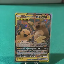 Raichu & Alolan Raichu-GX ⭐ 54/236 Holo Rare GX Unified Minds 2019 Pokemon NM - Image 2