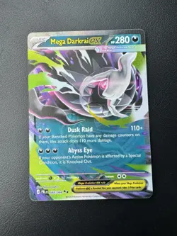 Mega Darkrai EX 048/084 Pokemon TCG Pitch Black Double Rare *PRE-RELEASE* - Image 1