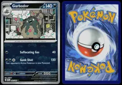 Garbodor (Master Ball Pattern) 060/086 Uncommon White Flare Pokemon Card Holo LP - Image 3