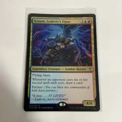 MTG Magic The Gathering Kraum, Ludevic’s Opus 034/351 Commander Foil Rare M/NM - Image 1