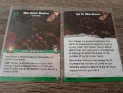 Cataclysm Arcade Early Bird Boss Mon-Sewer Mayhem EB1 082 w/ Tokens + 5 Cards - Image 1