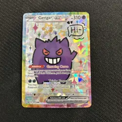 Pokemon Gengar Special Doujin Art Starry Holo Card - Image 1