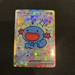 Pokemon Wooper Special Doujin Art Starry Holo Card - Image 1