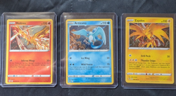 Moltres Zapdos Articuno Cosmos Holo 3 Card Set Pokemon Cards - Image 1