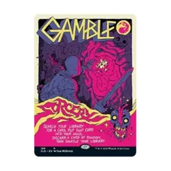 WOTC MtG Magic the Gathering Gamble (P) NM - Image 1