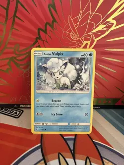 Alolan Vulpix 21/145 : Common Mint/Near Mint Pokemon Card : SM02: Guardians Risi - Image 1