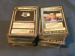 Large Star Trek CCG Lot 400+ Cards, Black Border Premiere - Image 4