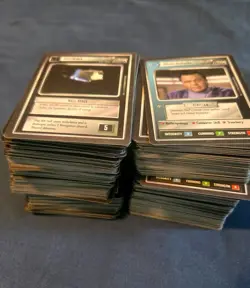 Large Star Trek CCG Lot 400+ Cards, Black Border Premiere - Image 5
