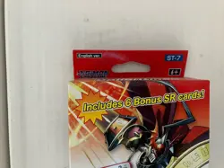 Digimon Card Game - Starter Deck Gallantmon ST-7. New & Sealed - Image 3