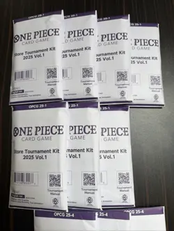 One Piece TCG Store Tournament Kit 2025 Vol 1 & 2025 Vol 4 - 10 Mixed Kits - Image 2