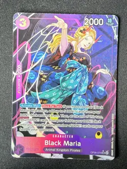 Black Maria (OP08-074 SR) Parallel/Alt ENGLISH - One Piece - Image 1