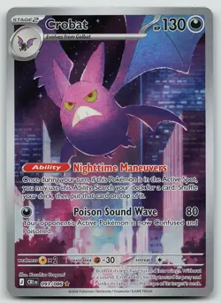 Pokemon Crobat 093/086 Chaos Rising Illustration Rare Holo NM - Image 1