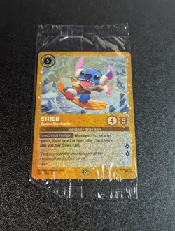 Stitch - Carefree Snowboarder Holo Promo Disney Lorcana Promo Cards 42 NM - Image 1