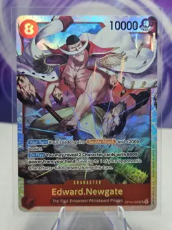 Edward.Newgate OP16-003 Foil Super Rare The Time Of Battle One Piece Card NM - Image 1