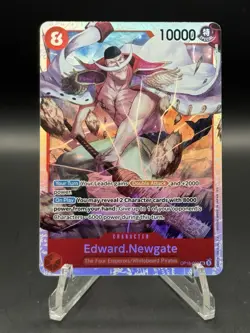 Bandai One Piece Card Game Edward.Newgate OP16-003 SR Alt Art Foil 10000 Eng - Image 1