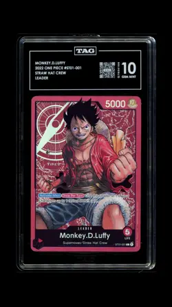 One Piece - Tag 10 - Monkey.d.luffy ST01-001 Leader US Seller - Image 1