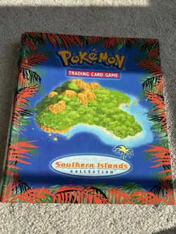 Pokemon TCG VTG Card Southern Islands Collection BINDER ONLY Wizards/Coast 2001 - Image 1