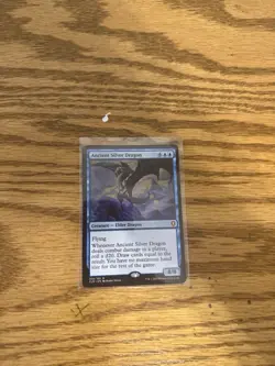 Ancient Silver Dragon Commander Legends: Battle for Baldur's Gate MTG 056/361 - Image 1