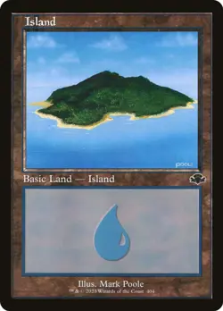 7x Retro Dominaria Remastered Island, 3 Regular and 4 Foil Island Land, 7 Pack - Image 1