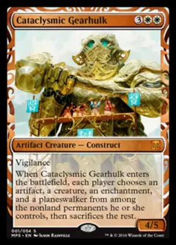 1x Cataclysmic Gearhulk - Foil Heavy Play MTG Magic - Kid Icarus - - Image 1