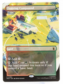 Training Compound Marvel Super Heroes 0384 Rare MTG Borderless NM - Image 1