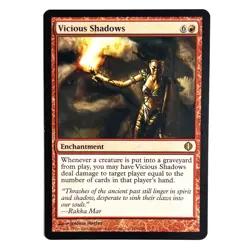 Vicious Shadows VLP Shards of Alara Rare MTG See Photos Magic the Gathering - Image 1