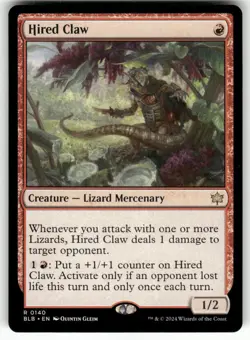Hired Claw #140 (NM) Bloomburrow BLB Magic MTG - Image 1