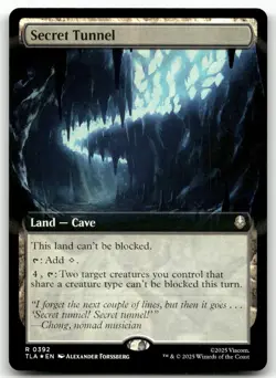 Secret Tunnel (Extended Art) #392 (Foil) NM Avatar: The Last Airbender Magic MTG - Image 1