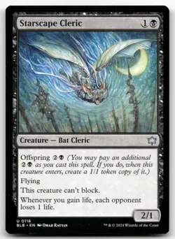 Starscape Cleric #116 (NM) Bloomburrow BLB Magic MTG - Image 1