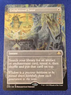 Enlightened Tutor (Borderless) Dominaria Remastered Regular - Image 1