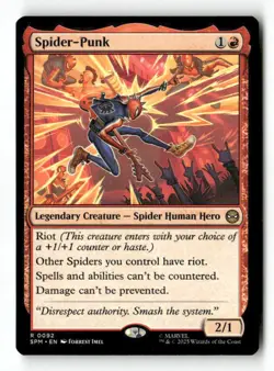 Spider-Punk 92 Rare MTG SPM NM - Image 2