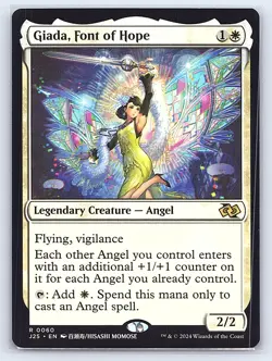 Giada, Font of Hope (Anime) 60 Foundations Jumpstart Magic: The Gathering NM - Image 1